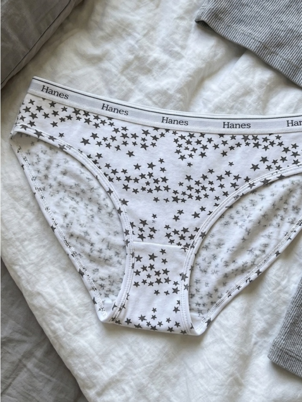 Breathable Hanes Bikini-Style Cotton Panties, Small - Picture 3 of 3